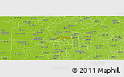 Physical Panoramic Map of ZIP code 38108