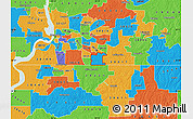 Political Map of ZIP code 38125