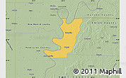 Savanna Style Map of Lake County