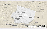 Classic Style 3D Map of Maury County