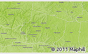 Physical 3D Map of Maury County