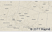 Shaded Relief 3D Map of Maury County