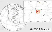 Blank Location Map of Maury County