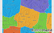 Political Map of Maury County