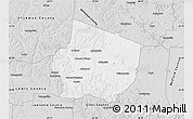 Silver Style Map of Maury County