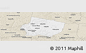 Classic Style Panoramic Map of Maury County