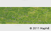 Satellite Panoramic Map of Maury County