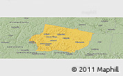 Savanna Style Panoramic Map of Maury County