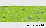 Physical Panoramic Map of Obion County
