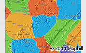 Political Map of Van Buren County