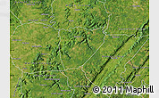 Satellite Map of Van Buren County
