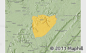 Savanna Style Map of Van Buren County