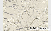 Shaded Relief Map of Van Buren County
