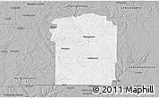 Gray 3D Map of Wayne County