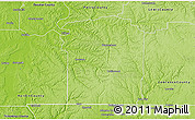 Physical 3D Map of Wayne County