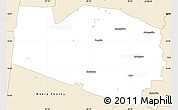 Classic Style Simple Map of Williamson County