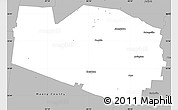 Gray Simple Map of Williamson County