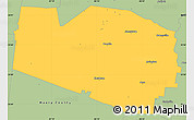 Savanna Style Simple Map of Williamson County