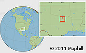Savanna Style Location Map of ZIP code 75002