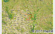 Satellite Map of ZIP code 75002