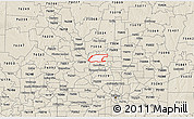 Classic Style 3D Map of ZIP code 75007