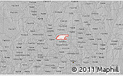 Gray 3D Map of ZIP code 75007