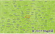 Physical 3D Map of ZIP code 75007