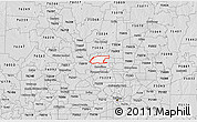 Silver Style 3D Map of ZIP code 75007