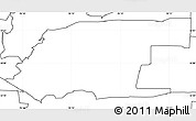 Blank Simple Map of ZIP code 75007