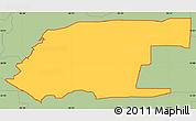 Savanna Style Simple Map of ZIP code 75007