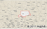 Classic Style 3D Map of ZIP code 75009
