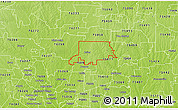 Physical 3D Map of ZIP code 75009