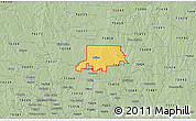 Savanna Style 3D Map of ZIP code 75009