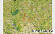 Satellite Map of ZIP code 75009