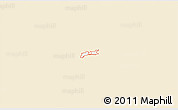 Classic Style 3D Map of ZIP code 75010, single color outside