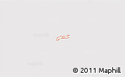 Silver Style 3D Map of ZIP code 75010, single color outside