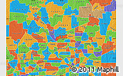Political Map of ZIP code 75010