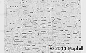 Silver Style Map of ZIP code 75010