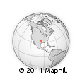Outline Map of ZIP Code 75019