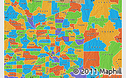 Political Map of ZIP code 75042