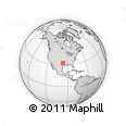 Outline Map of ZIP Code 75043