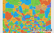 Political Map of ZIP code 75056