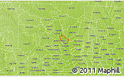 Physical 3D Map of ZIP code 75065
