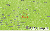 Physical 3D Map of ZIP code 75069