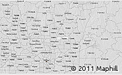 Silver Style 3D Map of ZIP code 75082