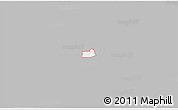 Gray 3D Map of ZIP code 75089, single color outside