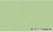 Savanna Style 3D Map of ZIP code 75089, single color outside