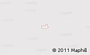 Silver Style 3D Map of ZIP code 75089, single color outside