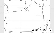 Blank Simple Map of ZIP code 75089, no labels