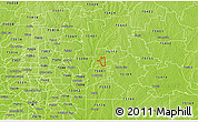 Physical 3D Map of ZIP code 75166